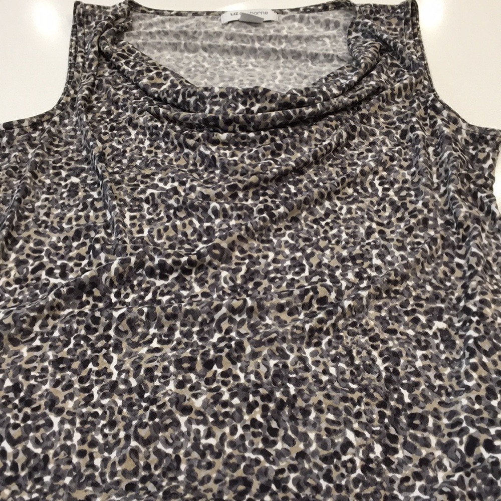 Liz Claiborne dressy Tank Top $5 Size Petite Large
